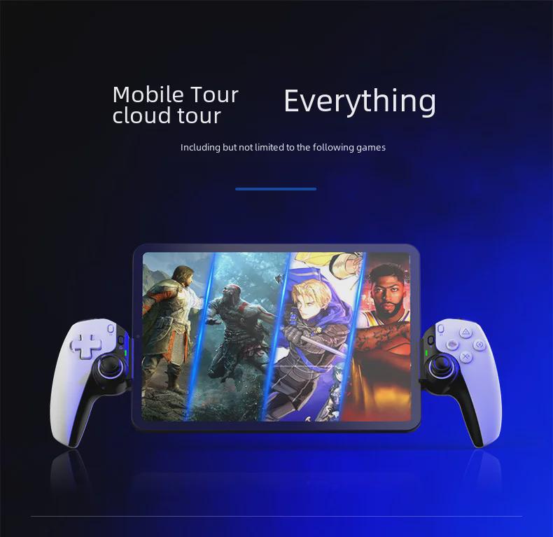 D9 Controlador Inalámbrico Bluetooth Dual Hall Stretch para Juegos para Móvil, PC, Tableta, Switch, PS3 y PS4