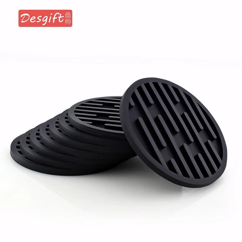 

Posavasos de silicona antideslizante con diseño de mármol para mesa de cocina y hogar