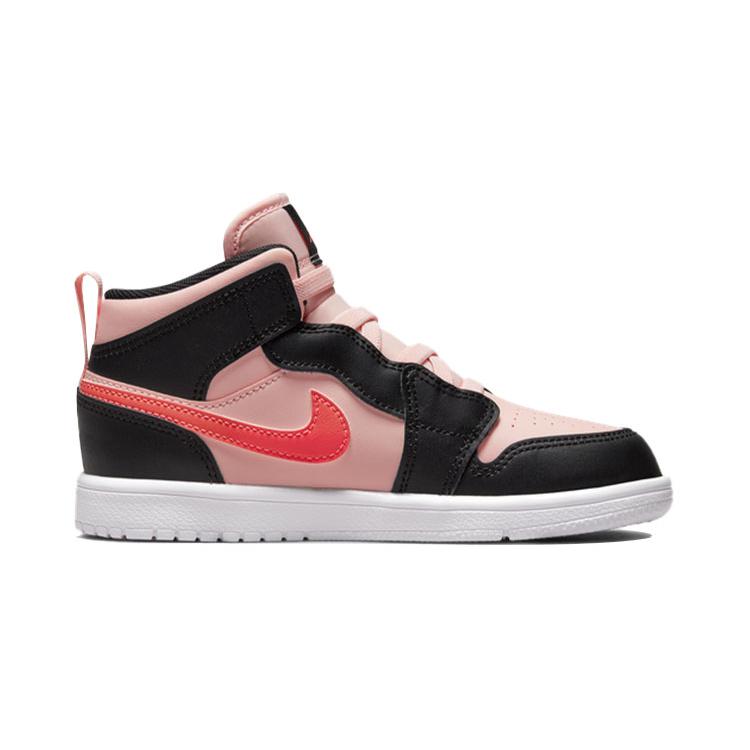 New Air Jordan 1 Mid Black Pink Crimson AR6351-604