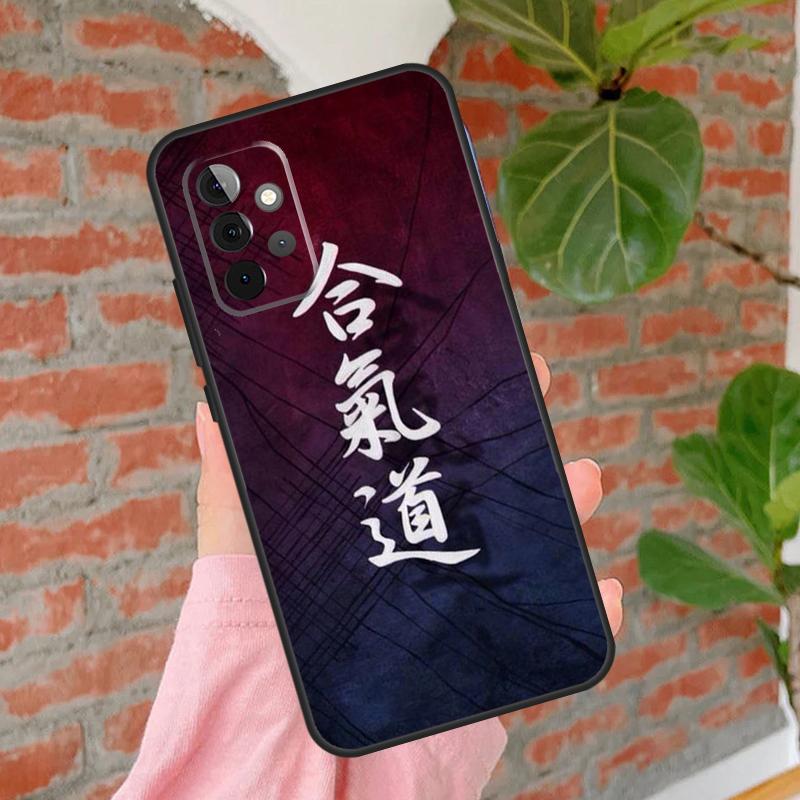 Japan Martial Aikido Phone Case For Samsung Galaxy A15 A25 A55 A54 A34 A14 A35 A52 A32 A12 A51 A71 A13 A33 A53