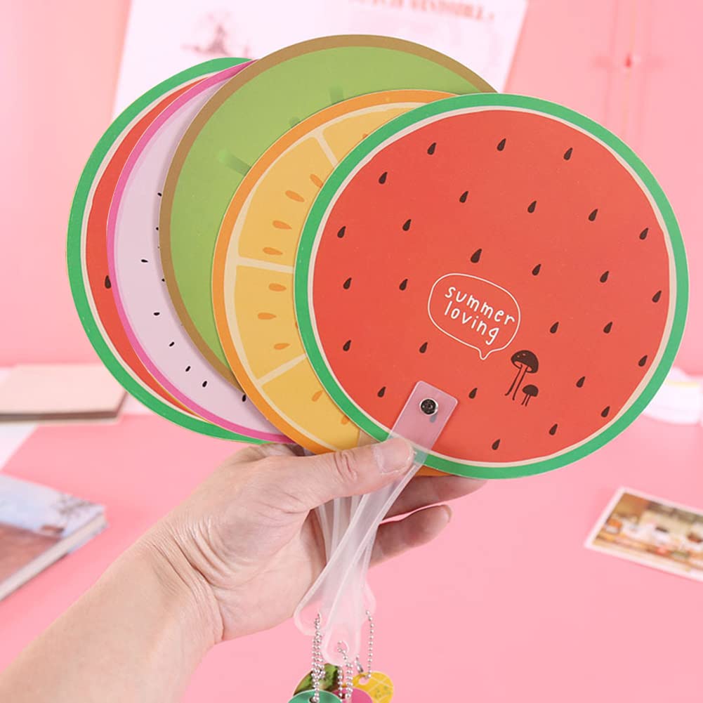 MinniLove Cute Set of Durable and Cooling Fans for and Perfect for Sports Fireworks and Parties Set of Fans, 4, Durable, Summer, Lightweight,