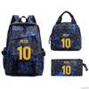 Football Printed Student Backpack Multifunctional Usb Interface Large Capacity Leisure Travel Backpack