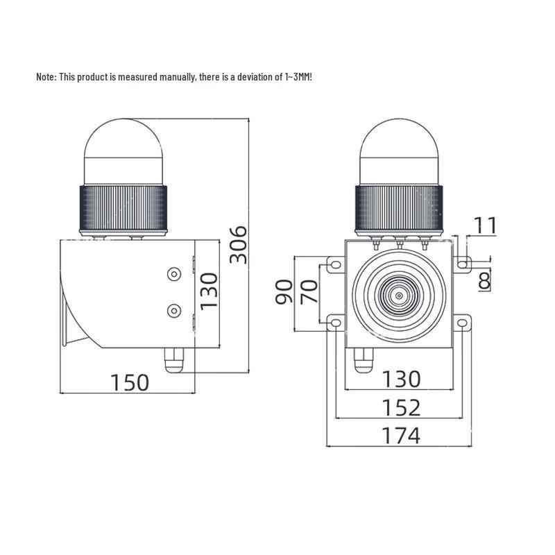 

Wireless Remote Emergency Alarm System AC220V