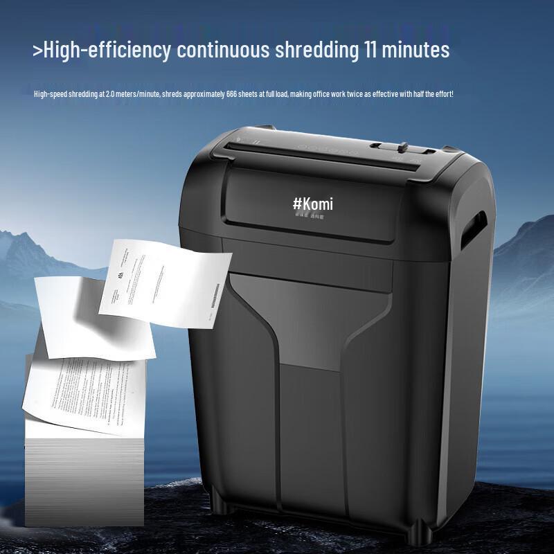 

Komeco T618D Level 4 Security Paper Shredder CN plug (adapter included)