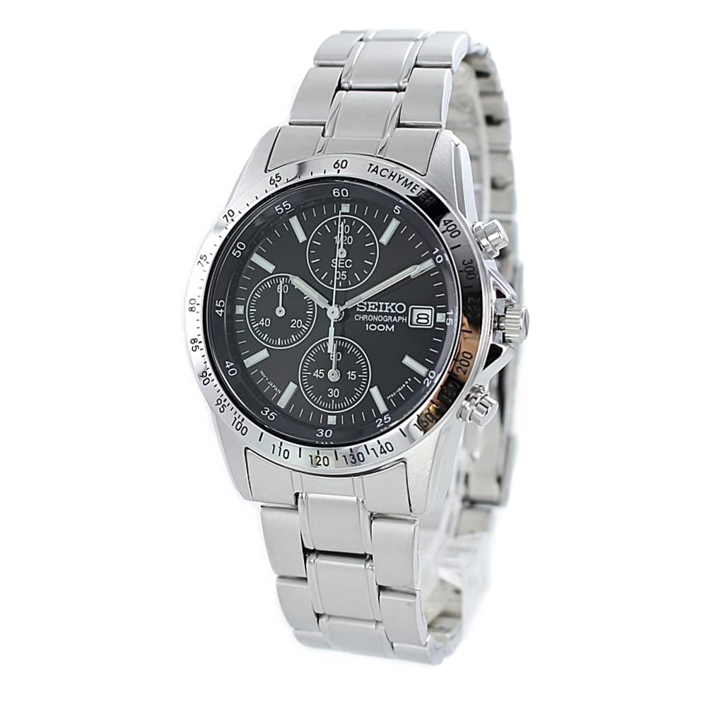 Seiko Watch Snd367pc and Waterproof Chronograph Watch with Date Display Men's Women's [Used]