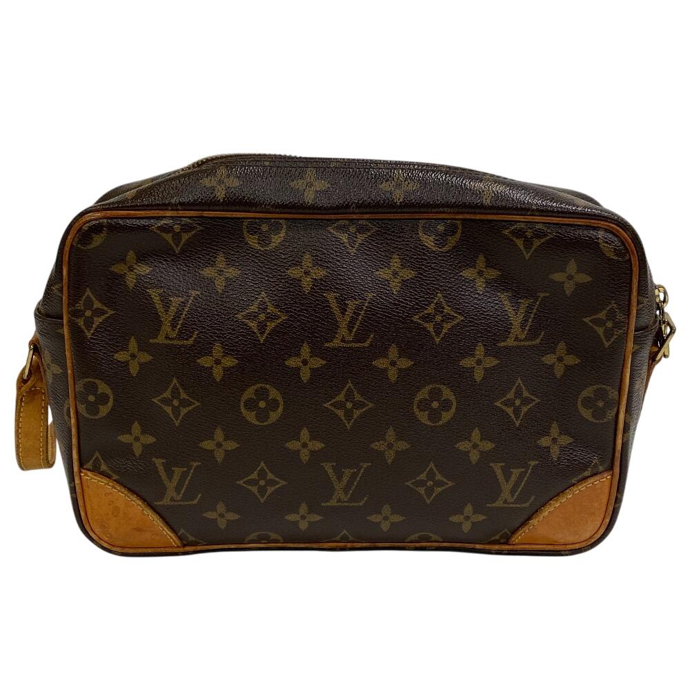LOUIS VUITTON M51274 Monogram leather Trocadero 27 Shoulder Bag Brown leather Women Used