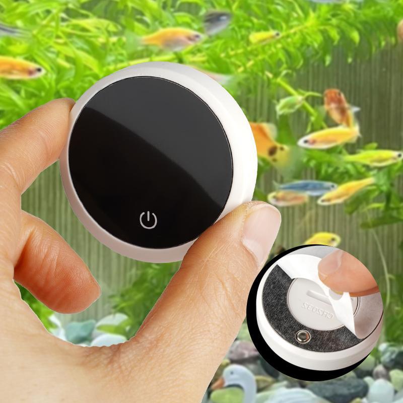 Neues Aquarium Selbstklebendes Thermometer LCD Digital Fischbecken Mini-Thermometer Großer Bildschirm Monitor Terrarium Temperaturmesser