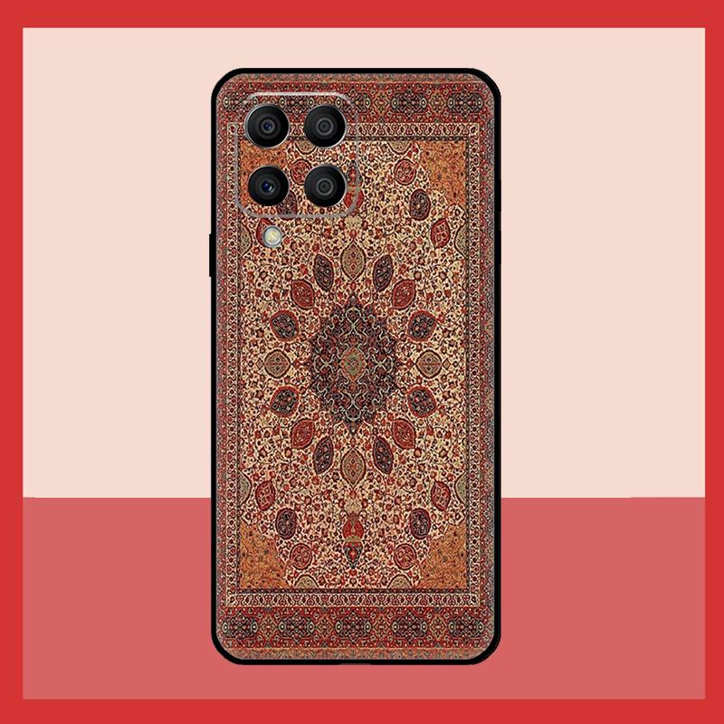 Persian Carpet Floral Pattern Case For Samsung Galaxy M11 M31 M14 M34 M54 M12 M32 M52 M15 M13 M06 M16 M36 M56 M53 M35 M55