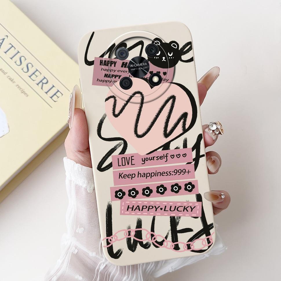 Neues Gehäuse Für Huawei Nova Y90 Hülle Modisches Kaninchen Handyhülle Für Huawei Nova Y90 NovaY90 CTR-LX1 Stoßfeste Weiche Rückseite