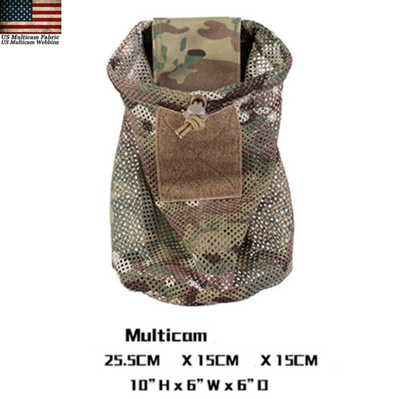 Molle Folding Mesh Recycling Bag, Tactical Vest, Hunting, Sundry Bag, New