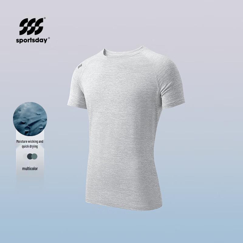 HLA Men s Quick-Dry Sport Print T-Shirt 4XL