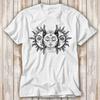 Vintage Solar Eclipse Sun & Moon Kisses Zen OM Yoga T Shirt Best Seller Funny Movie Gift Music Meme Top Tee 4207