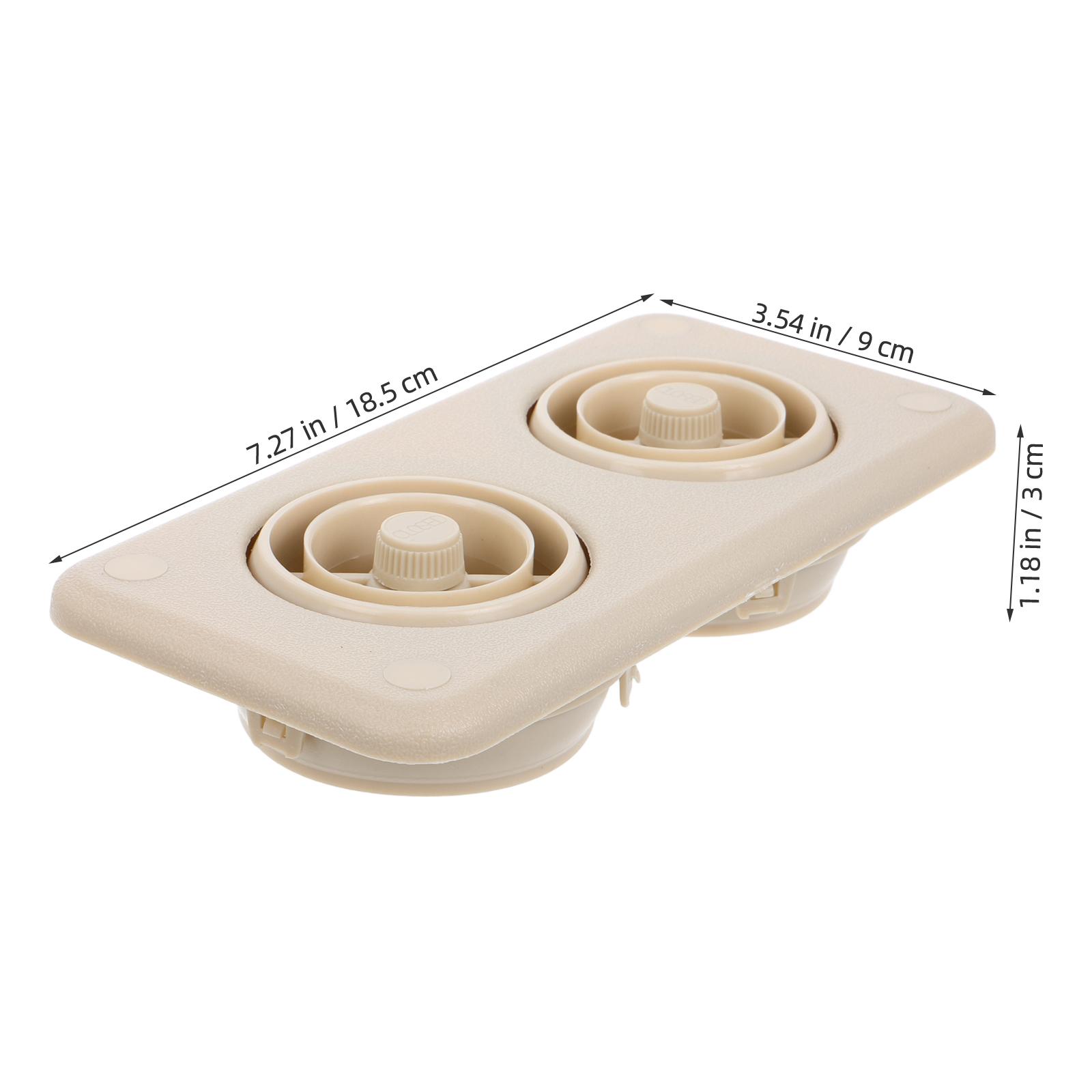 Roof Vent For Bus Truck Air Conditioning Outlet Airflow Adjustable Automotive Interior Accessories Vent Deflector