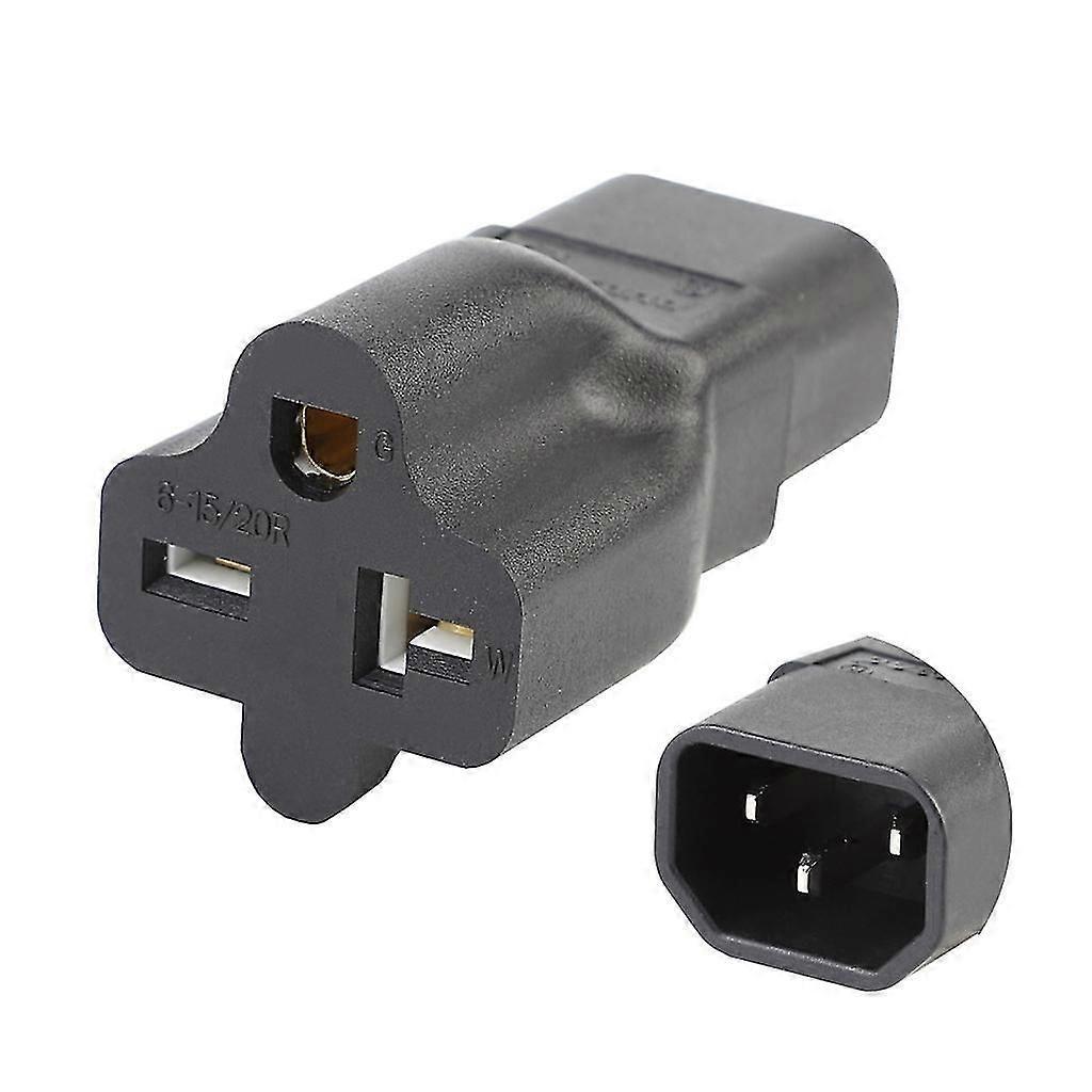 IEC 320 C14 To 6-15/20R AC Adapter C14 Male 3Pins To 6-15/20R Conversion Plug Less