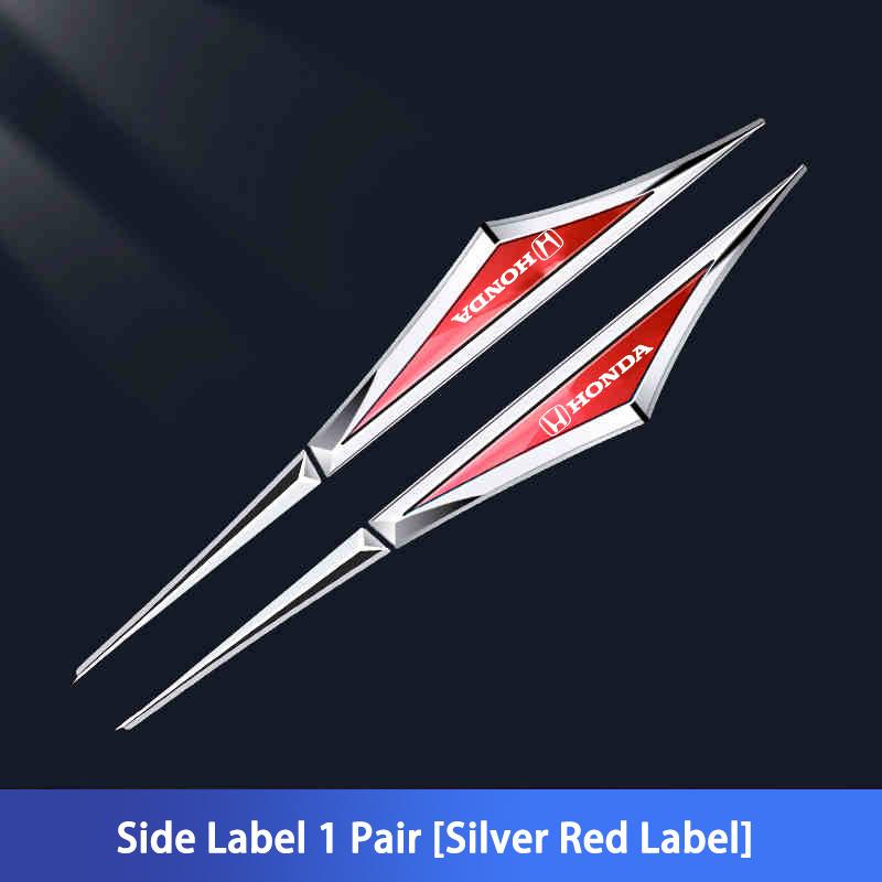 

2pcs for Honda Civci FIT CRV Accord Jazz HRV Dio Stepwgn Prelude Insight Odyssey 3d alloy car stickers car accsesories accessory красный