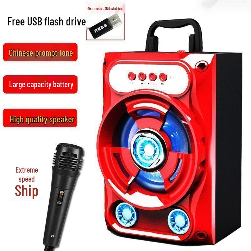 Song Audio Multifunctional Bluetooth Speaker with Subwoofer for Home & Outdoor Use