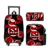 Geometry Dash School Bag Geometry Dash School Student Printed Tie Rod Backpack
