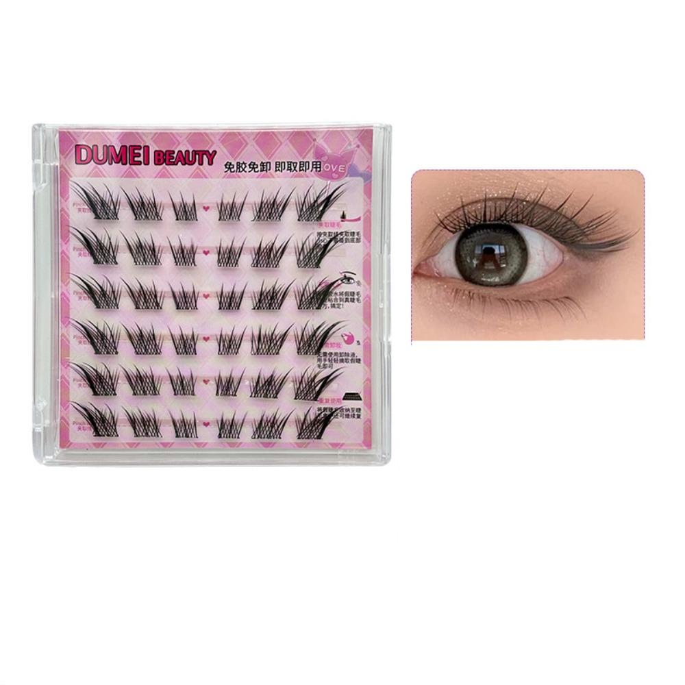DIY Adhesive False Eyelashes Makeup False Eyelash Clusters Self-adhesive Lash Clusters Women/Girls