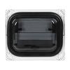14x11.2in RV Exit Window Rounded Double Layered UV Protection Push Out Emergency Windows with Curtain for RVs Campers