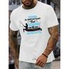 European Sizes Summer Men's Fashion Print Short Sleeve T-Shirt