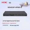 H3C MS4024P-HPWR-EI 24-Port Gigabit Layer 2 Managed PoE Surveillance Switch