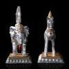 1 pc Tantric Supply Esoteric Buddhist Resin White Treasured Horse/ Moni Elephant Home/Temple Putting Decoration Crafts
