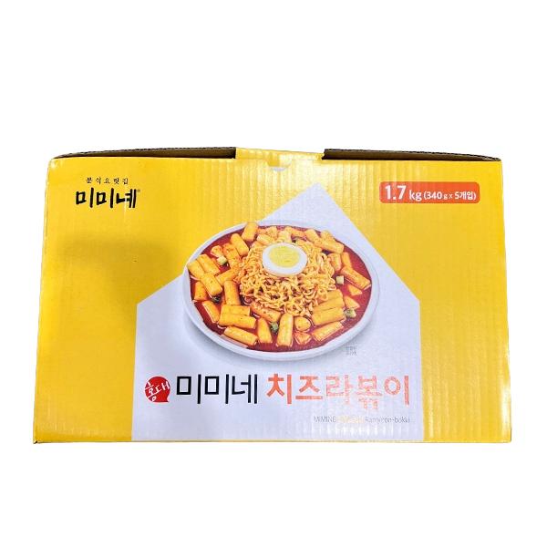 Mimine Cheese Rabokki Tteokbokki Ramen 340g x 5 Packs One thing