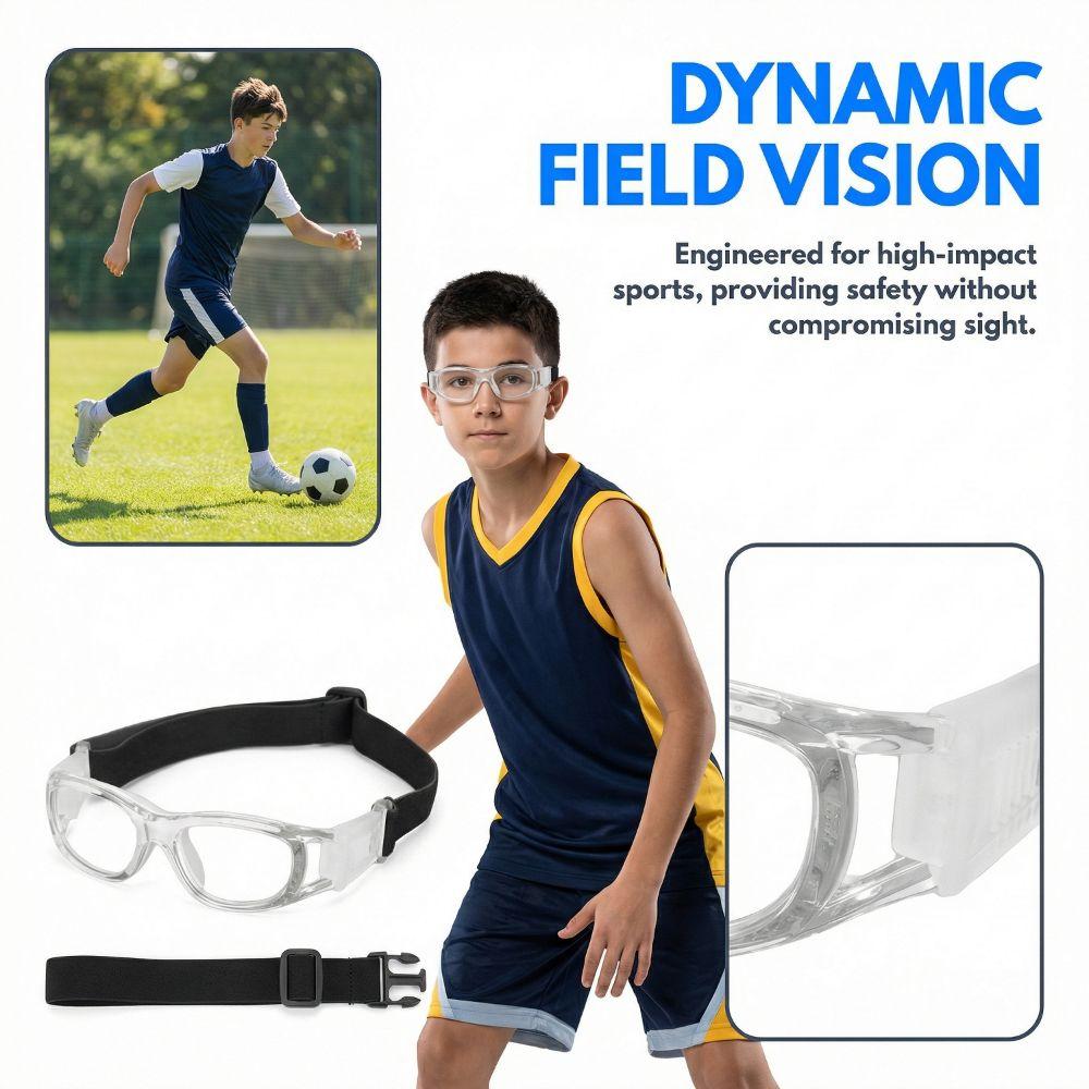 Clear Basketball Training Goggles Adjustable Strap Sport Protective Eyewear Outdoor Sports