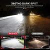 200W 360° H8/H11 LED Headlight 40000LM Super Canbus Fog Lamp 500K White Lamp For Lens,2pcs,