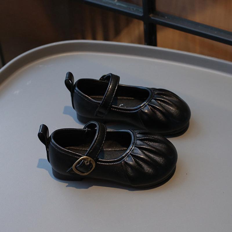 New Girls Princess Shoes Little Girls Dress Shoes Baby Girls Soft Sole Single Shoes Square Toe Shoes