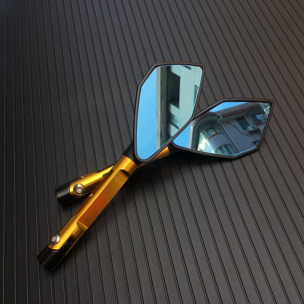 Motorbike Motorcycle Big Rearview Mirror Folding Side Mirrors CNC Aluminum Adjusting for KAWASAKI HONDA SUZUKI YAMAHA DUCATI