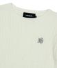 MAHAGRID Cable Half Sleeve Knit Ivory(Mg2Fmfk612A)