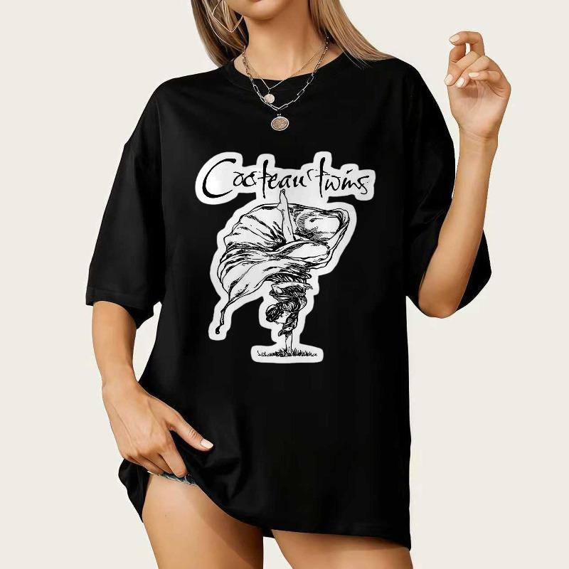 

Vintage Rock Music Enthusiast Gift Womens Tshirt Summer New Suitable for Both Unisex and Women Casual Fashion Cotton Tshirt S