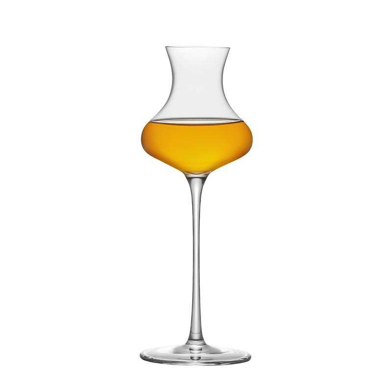 TT6203 CRISON Crystal Tulip Shape Tasting Glass Creative Goblet Cocktail Glasses Whiskey Fragrant Cup for Party Bar Drinkware 135ml