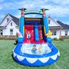 Commercial Grade PVC Inflatable Slides Adult Child Outdoor Backyard Inflatable Water Slide with Splash Pool,Blower