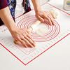 Oversize 80/70/60cm Silicone Baking Mat Pastry Rolling Kneading Pad Kitchen Crepes Pizza Dough Non-stick Pan Pastry Mat