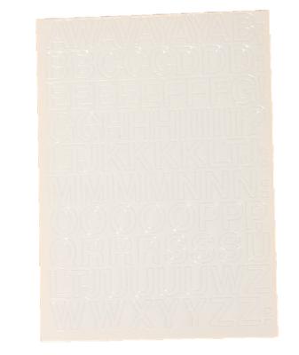 Self-adhesive Foil Letters 1.5 White