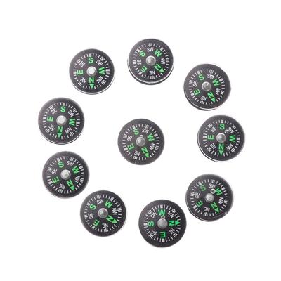 10pcs High Quality Mini Plastic North Navigation Button Design Practical Guider Camping Hiking Tool Outdoora Accurate Compass