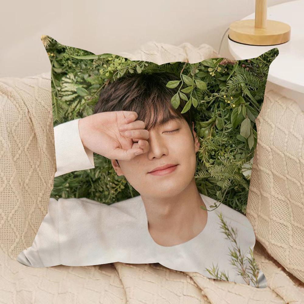 Actor LLee MMinHo Cushion Cover Soft Plush Throw Pillow Cover DoubleSided Decorative Cushion Case Sofa Bedroom Home Decor