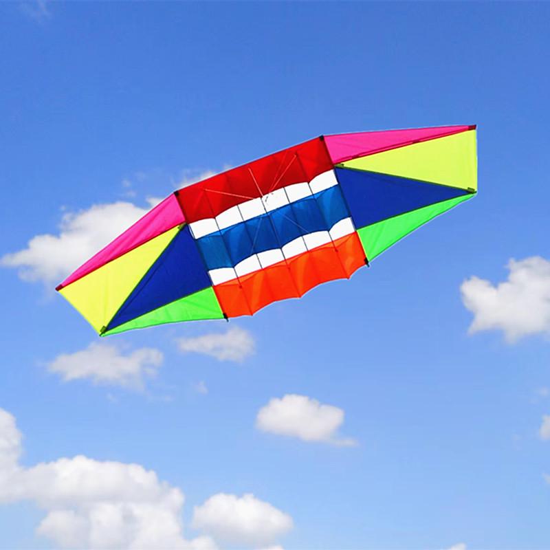 

Weifang Easy-Fly Rainbow Glider: Large Adult Triangle Kite