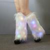 Faux Furs Leg Warmer,Y2K Warm Cozy Fuzzy Leg Warmer Boot Cuffs Cover for Womens