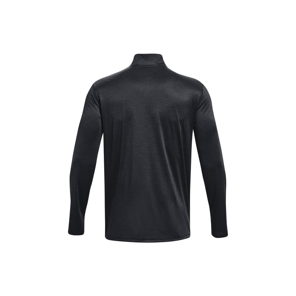 Under Armour Tech™ Vent ½ Zip Solid Color Stand Collar Long Sleeve T-Shirt Men Tops Gray 1382184-001
