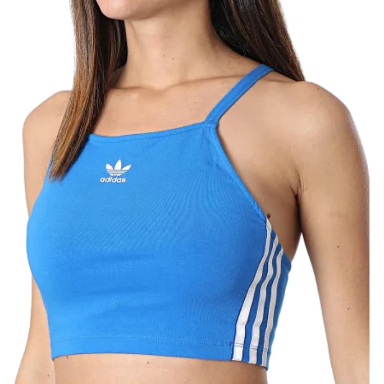 adidas Top na ramiączkach Damski Niebieski IN8376