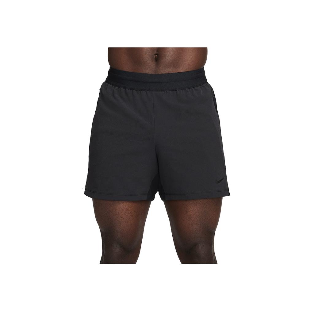 Nike Flex Rep Solid Logo Unlined Fitness Shorts Men Shorts Black FN3002-010
