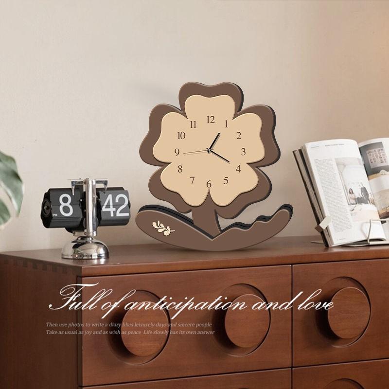 New Chinese-style Table Clock, Pendulum, Desktop Living Room Watch, High-end Desktop Home Decoration Item