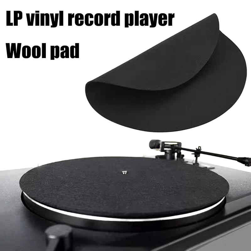 1/3Pcs 7/10/12Inch Felt Turntable Platter Vinyl Record Pad Anti-Static Anti-Slip Protection Mat For Lp Vinyl Record Players