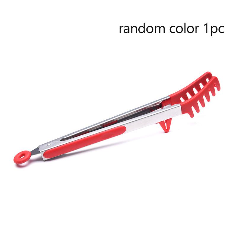 High Temperature Resistant Stainless Steel Food Clips Durable AntiScalding BBQ Tongs For Outdoor Barbecue Grilling Cooking