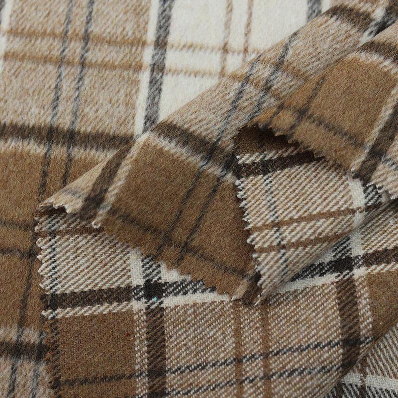 1M Thicken Grinding Wool Plaid Fabric Academic Style JK Clothing Suit Uniform Shirt Skirt Jacket Pants DIY Apparel Sewing Fabric
