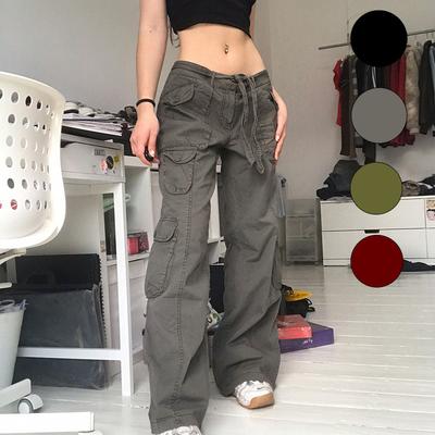 New In Autumn/Winter Women's Casual Retro Workwear Dad Jeans Loose Wide Leg Straight Leg Denim Pants for Women