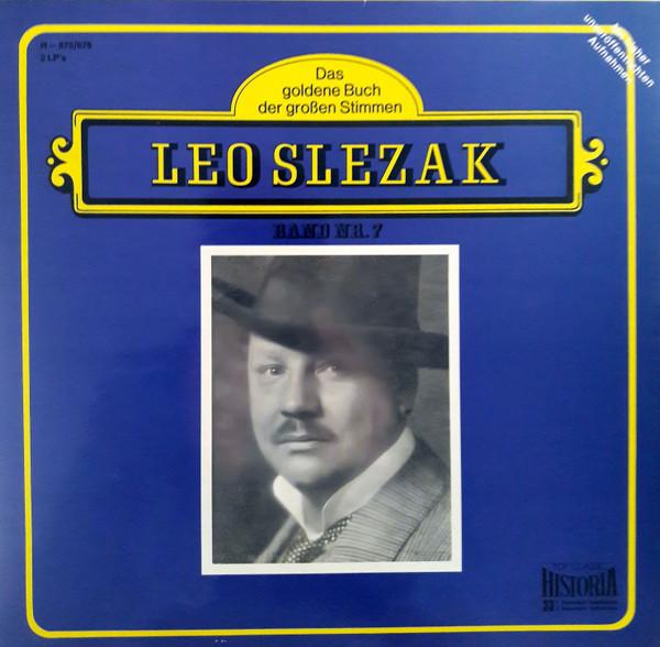 

LP Record LEO SLEZAK Leo Slezak H675676 Top Classic His 1972 Germany Classical Used
